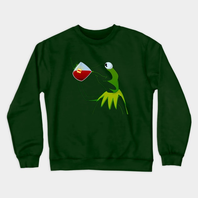 Kermit Frog Muppet Crewneck Sweatshirt by AllWellia